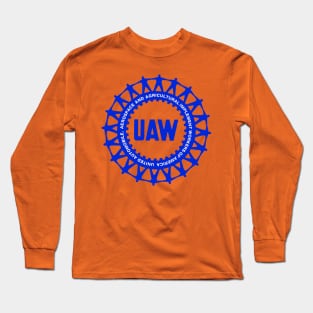 UAW United Auto Workers Union Logo Long Sleeve T-Shirt